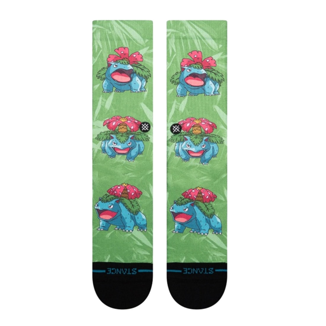 Stance x Pokemon Venusaur AOP Crew Socks - Green - Unisex Crew Length Socks by Stance