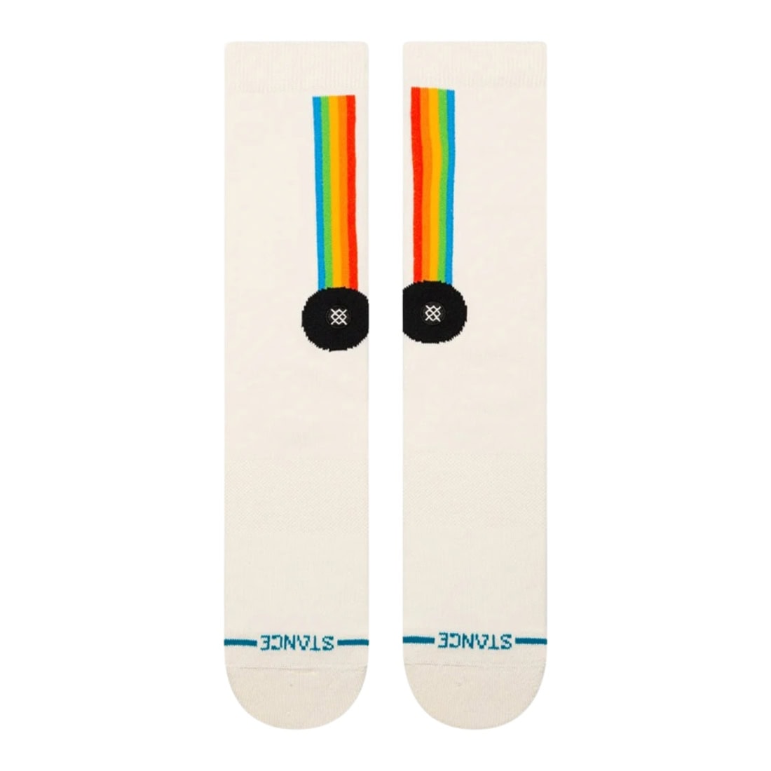 Stance x Polaroid Aperture Crew Sock - White - Unisex Crew Length Socks by Stance