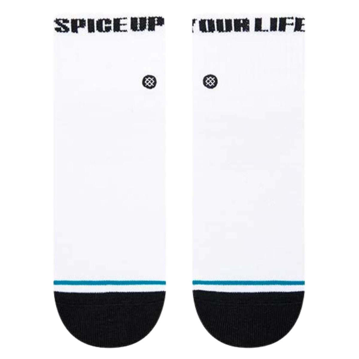 Stance X Spice Girls Hai Si Ja Womens Socks - White - Womens Crew Length Socks by Stance