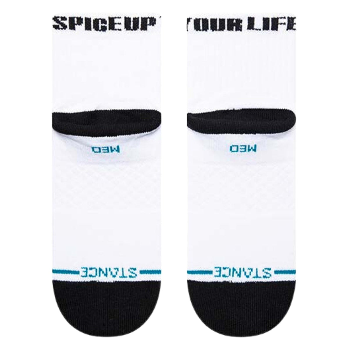 Stance X Spice Girls Hai Si Ja Womens Socks - White - Womens Crew Length Socks by Stance