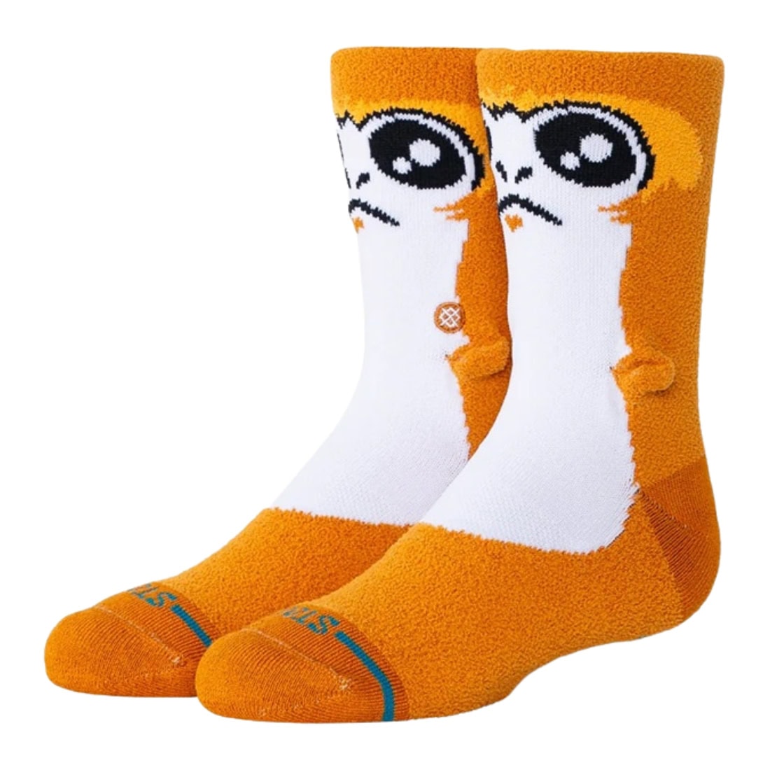 Stance x Star Wars Porg Kids Crew Socks - Brown - Kids Crew Length Socks by Stance