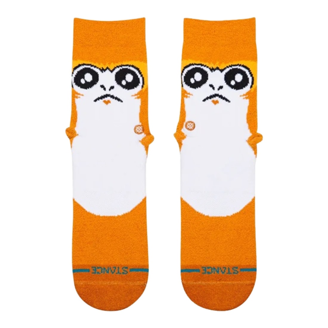 Stance x Star Wars Porg Kids Crew Socks - Brown - Kids Crew Length Socks by Stance