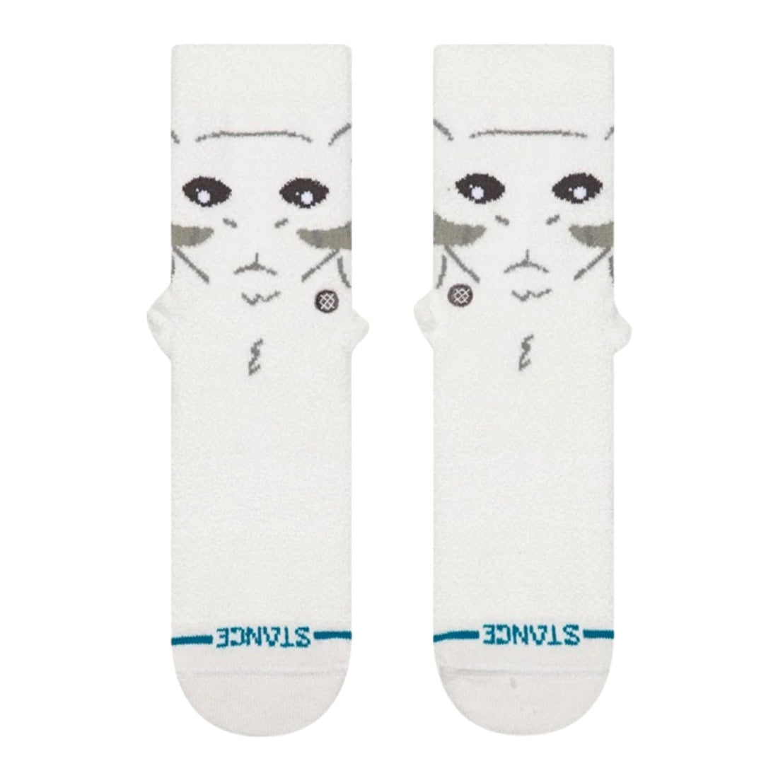 Stance x Star Wars Tauntaun Kids Crew Socks - White - Kids Crew Length Socks by Stance