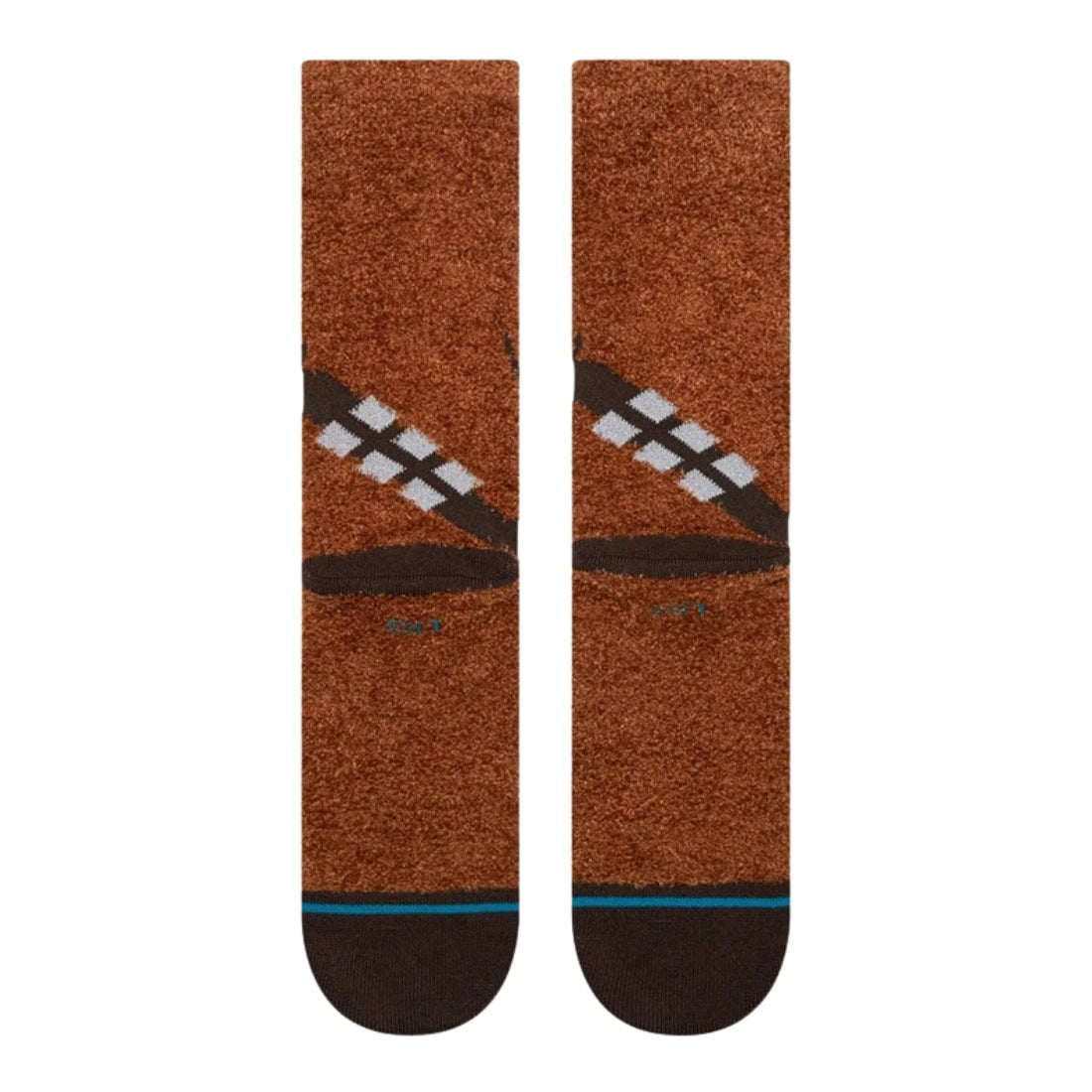 Stance x Star Wars Chewie Crew Sock - Brown - Unisex Crew Length Socks by Stance