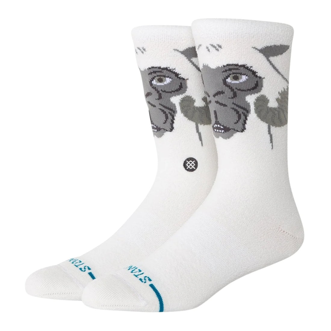 Stance x Star Wars Tauntaun Crew Sock - White - Unisex Crew Length Socks by Stance