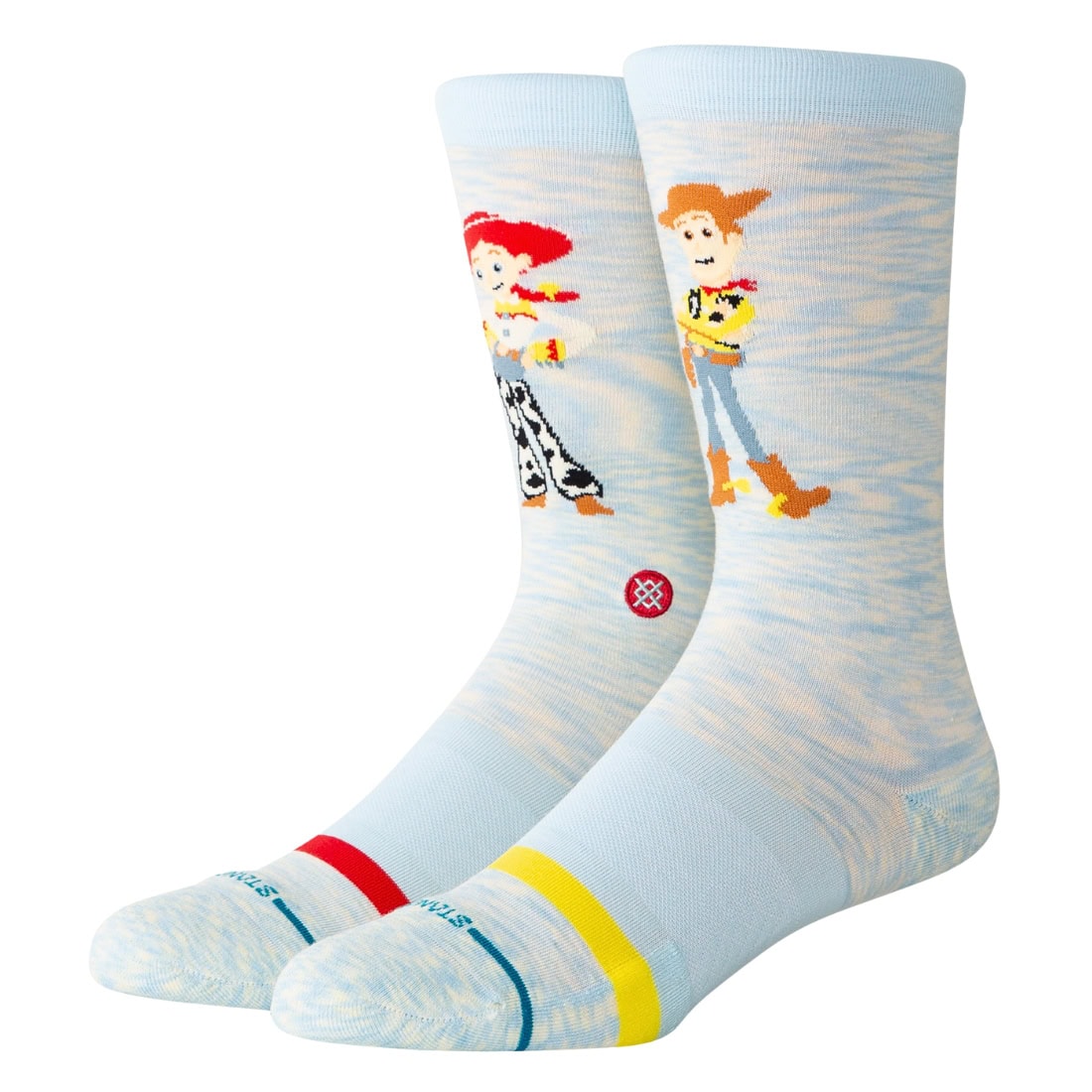 Stance X Toy Story Best Friends Socks - Light Blue - Unisex Crew Length Socks by Stance