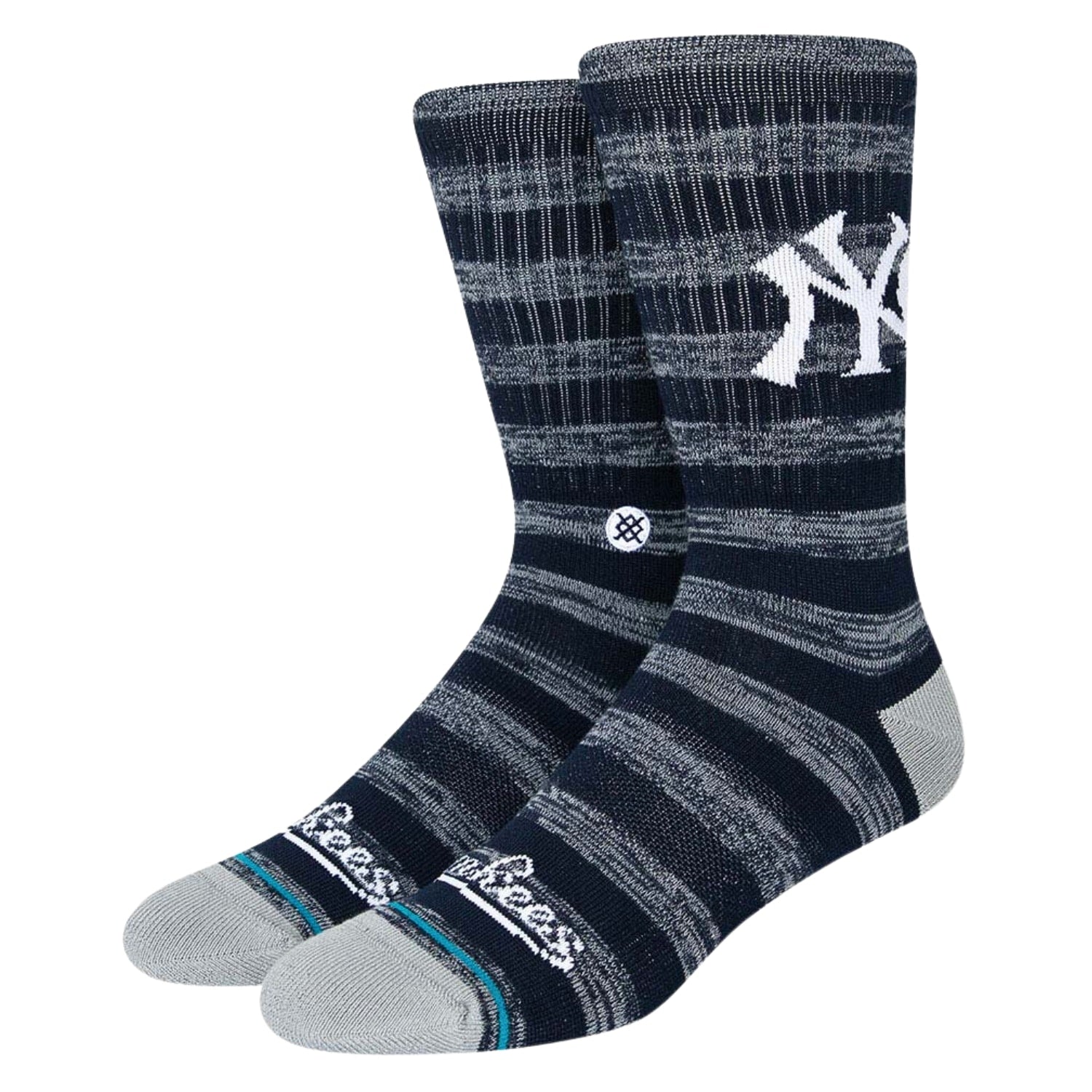 Stance Yankees Split Crew Socks - Navy