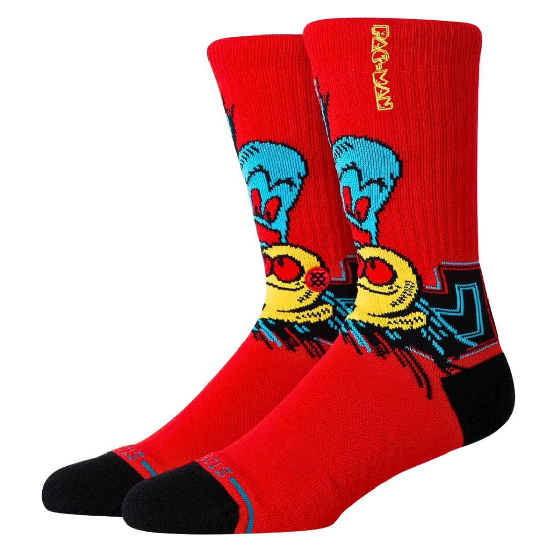 Stance Waka Waka Waka Socks - Red - Unisex Crew Length Socks by Stance