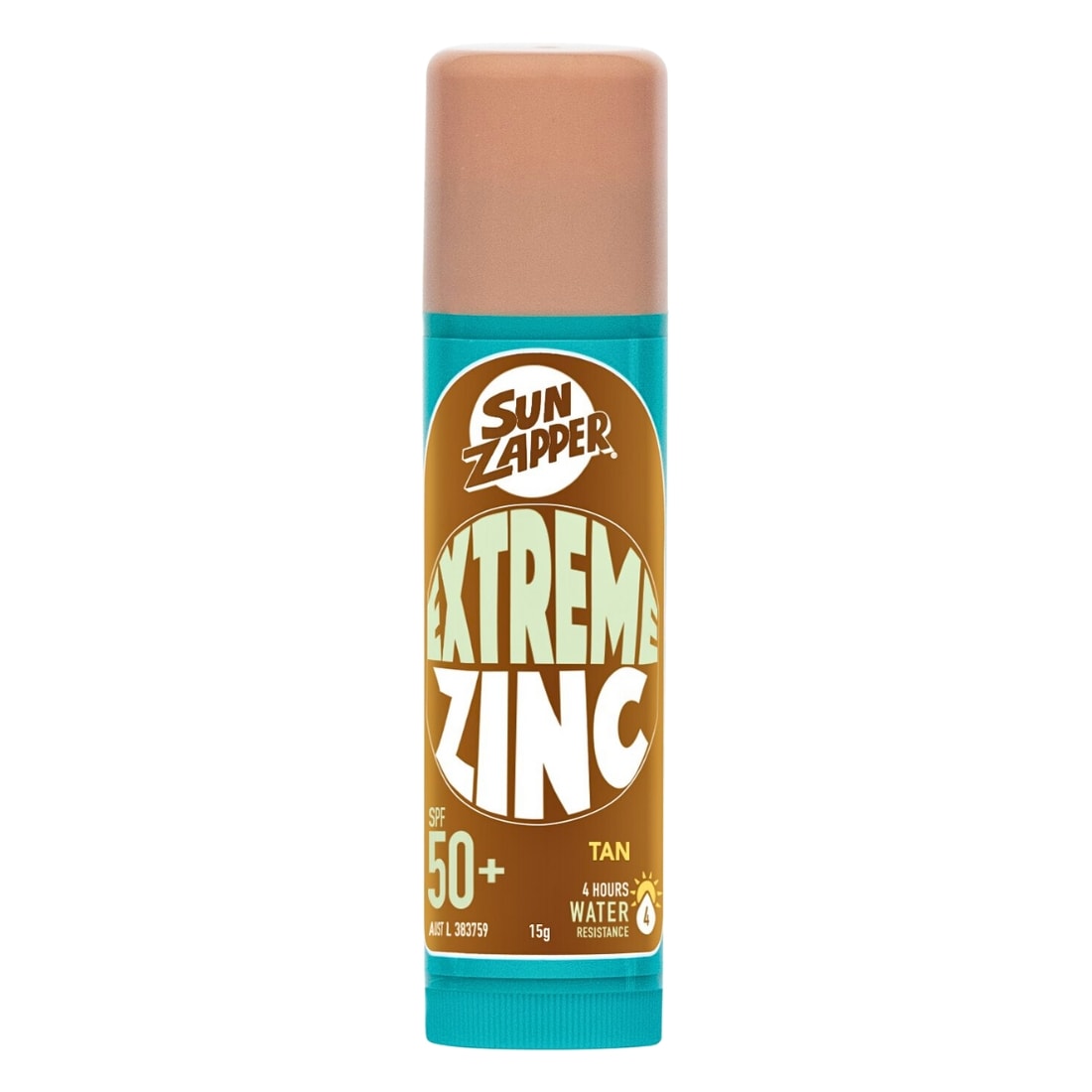 Sun Zapper Extreme Zinc Spf50+ Face Stick - Tan - Sunscreen by Sun Zapper 15g