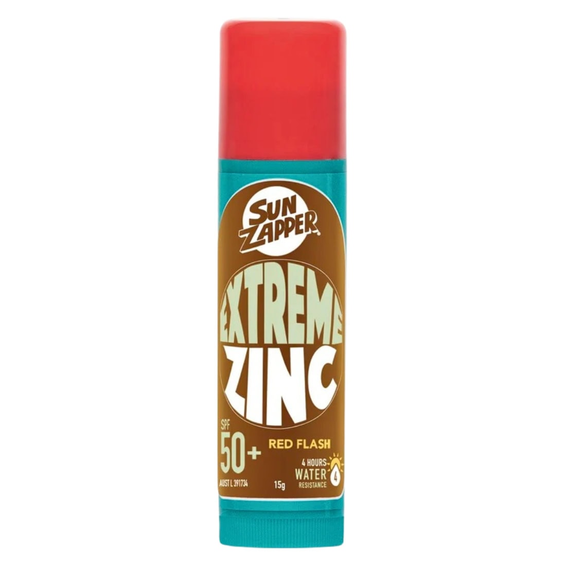 Sun Zapper Extreme Zinc Spf50+ Face Stick - Red Flash - Sunscreen by Sun Zapper 15g