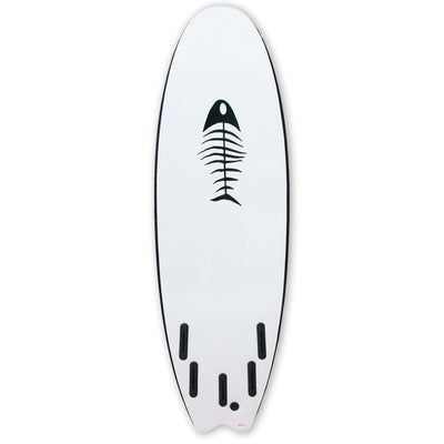Surfworx 6'4 Pro-Line Code 5 Fin Softboard Surfboard - Black - Softboard by Surfworx 6ft 4