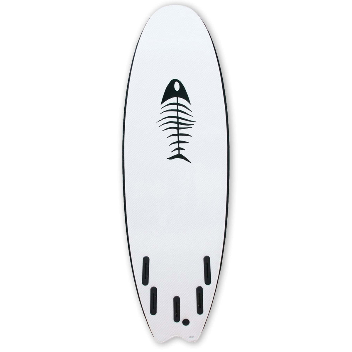 Surfworx 6'4 Pro-Line Code 5 Fin Softboard Surfboard - Black - Softboard by Surfworx 6ft 4