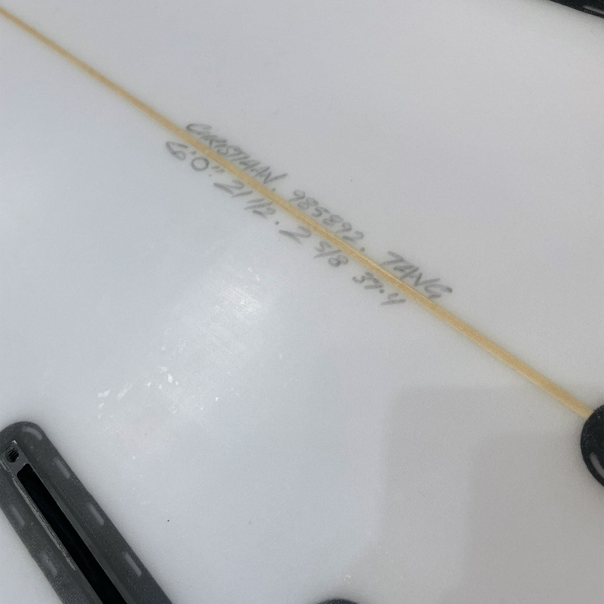 Bradley 6'0 Tang Fish Surfboard - 37.4L - White - Shortboard by Bradley 6ft 0