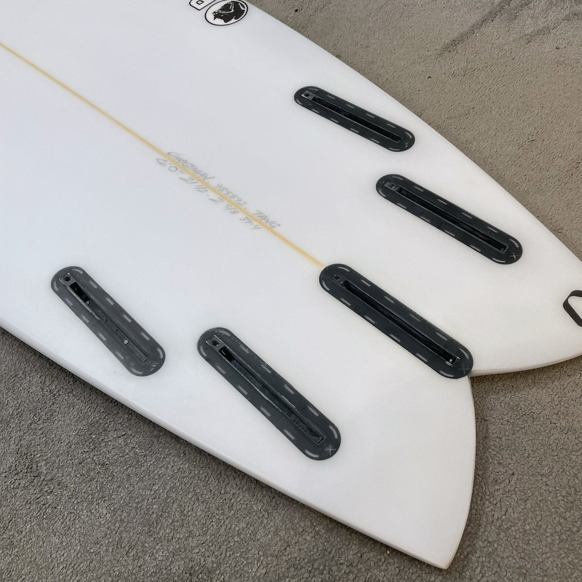 Bradley 6'0 Tang Fish Surfboard - 37.4L - White - Shortboard by Bradley 6ft 0