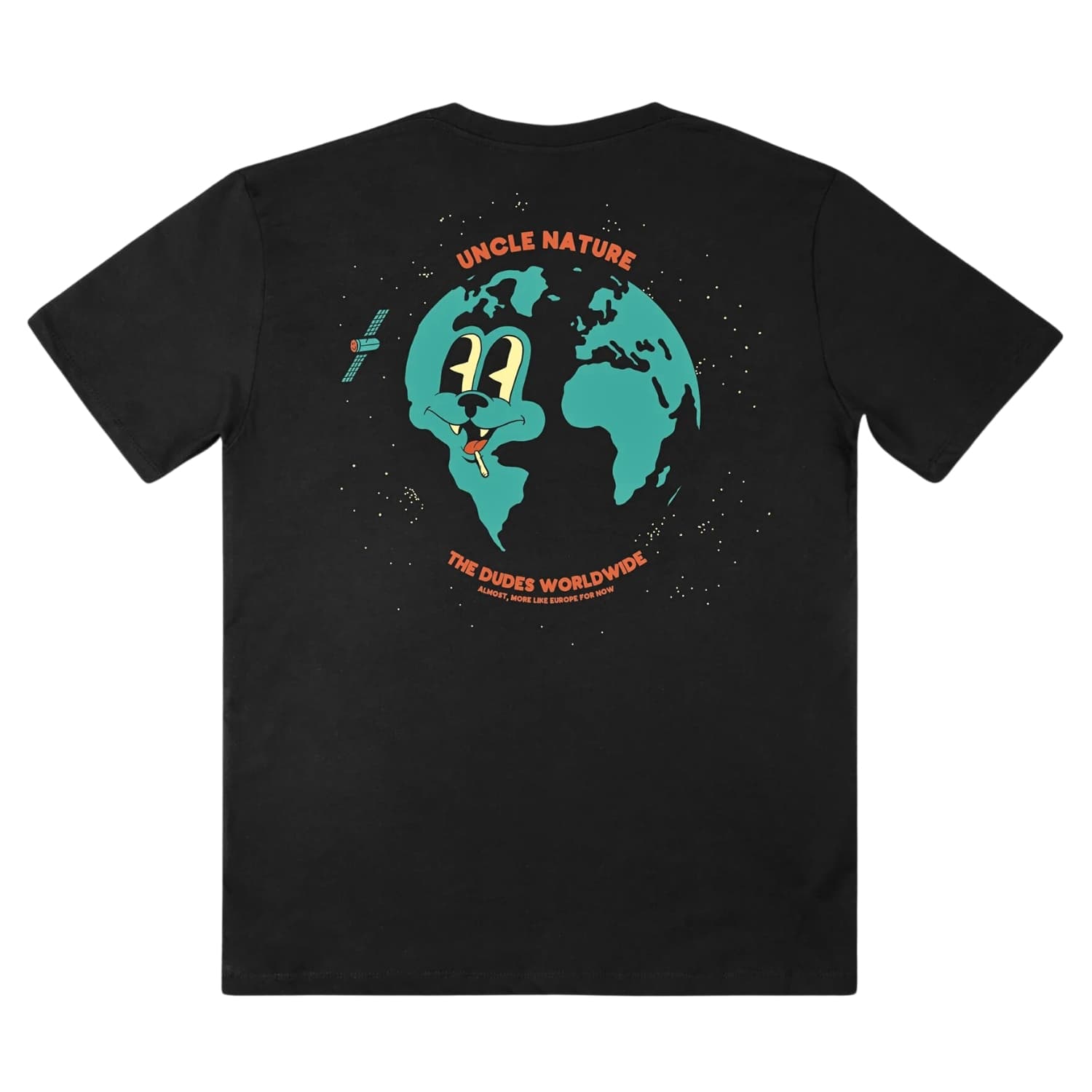 The Dudes Factory Uncle Nature T-Shirt - Black - Mens Graphic T-Shirt by The Dudes Factory