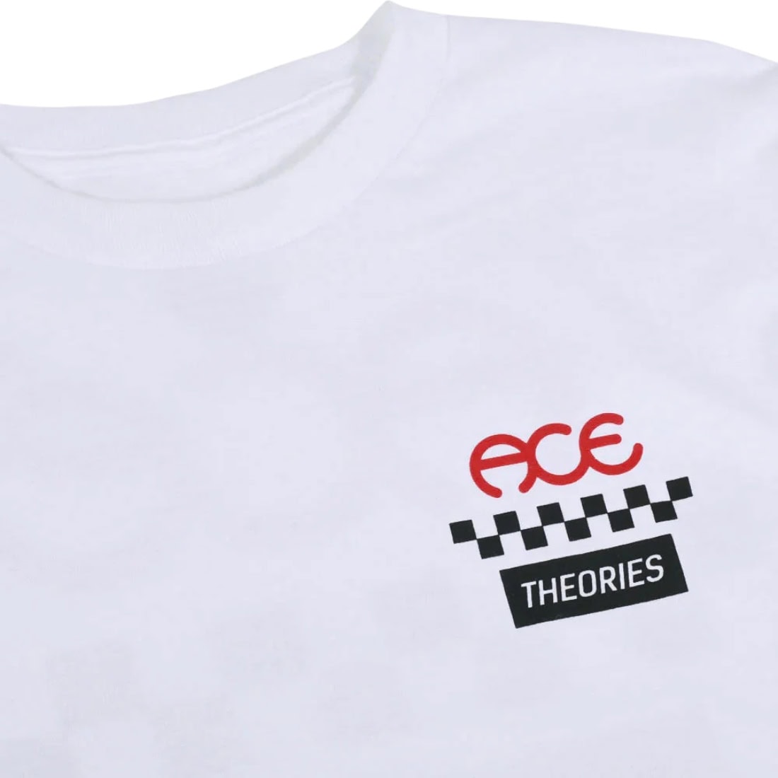 Theories X Ace Trucks Longsleeve T-Shirt - White - Mens Skate Brand T-Shirt by Theories