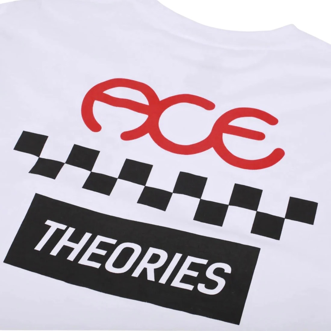 Theories X Ace Trucks Longsleeve T-Shirt - White - Mens Skate Brand T-Shirt by Theories