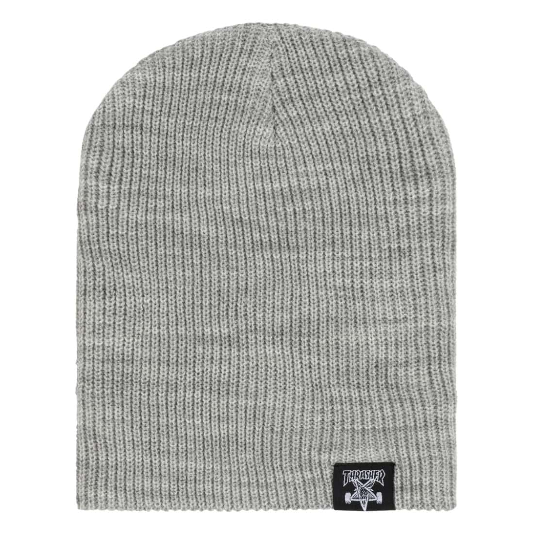 Thrasher Skategoat Skate And Destroy Beanie - Grey - Fold Beanie by Thrasher