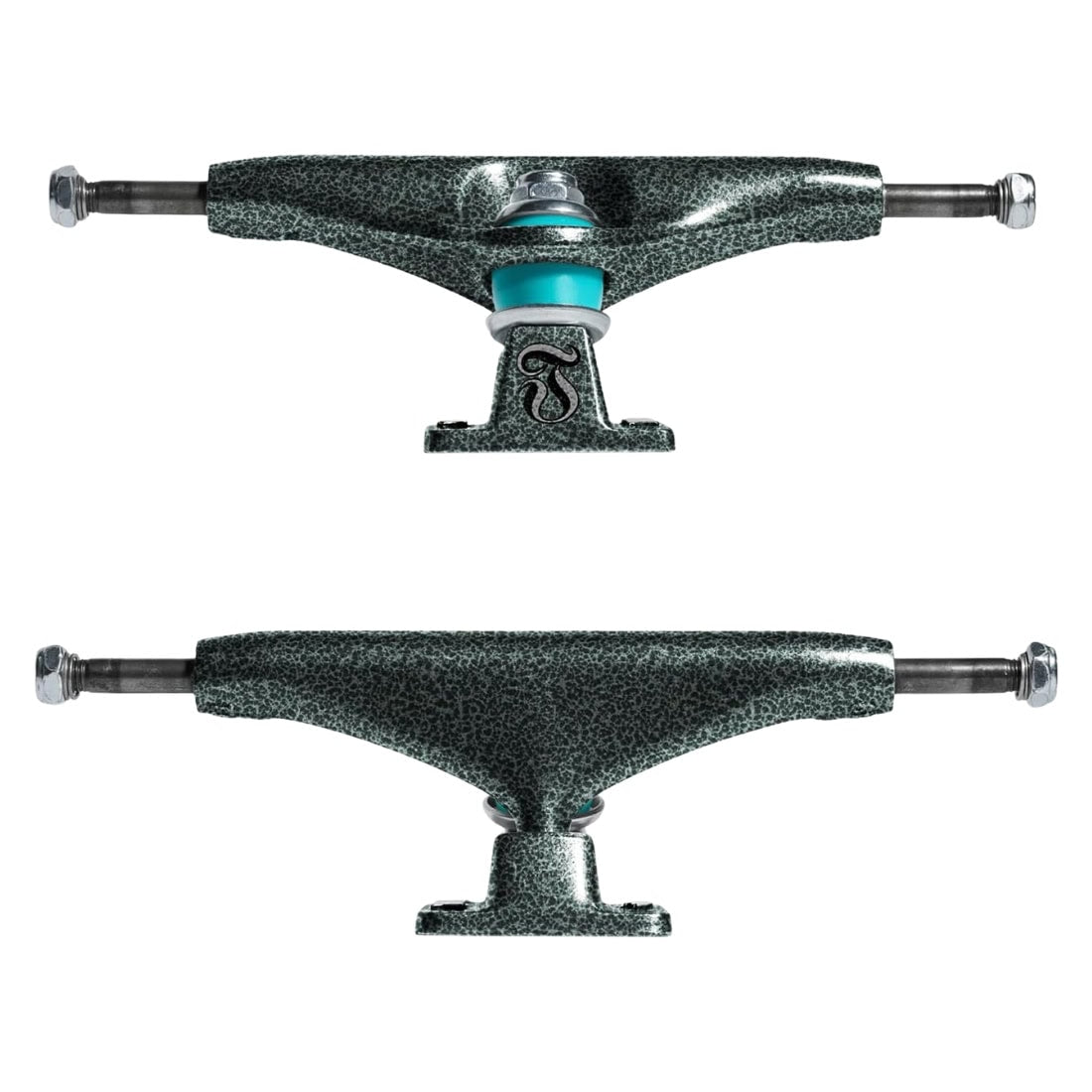 Thunder 147 Team Ti-Li Leviathan Trucks - Pair - Black/Teal - Skateboard Trucks by Thunder 147mm