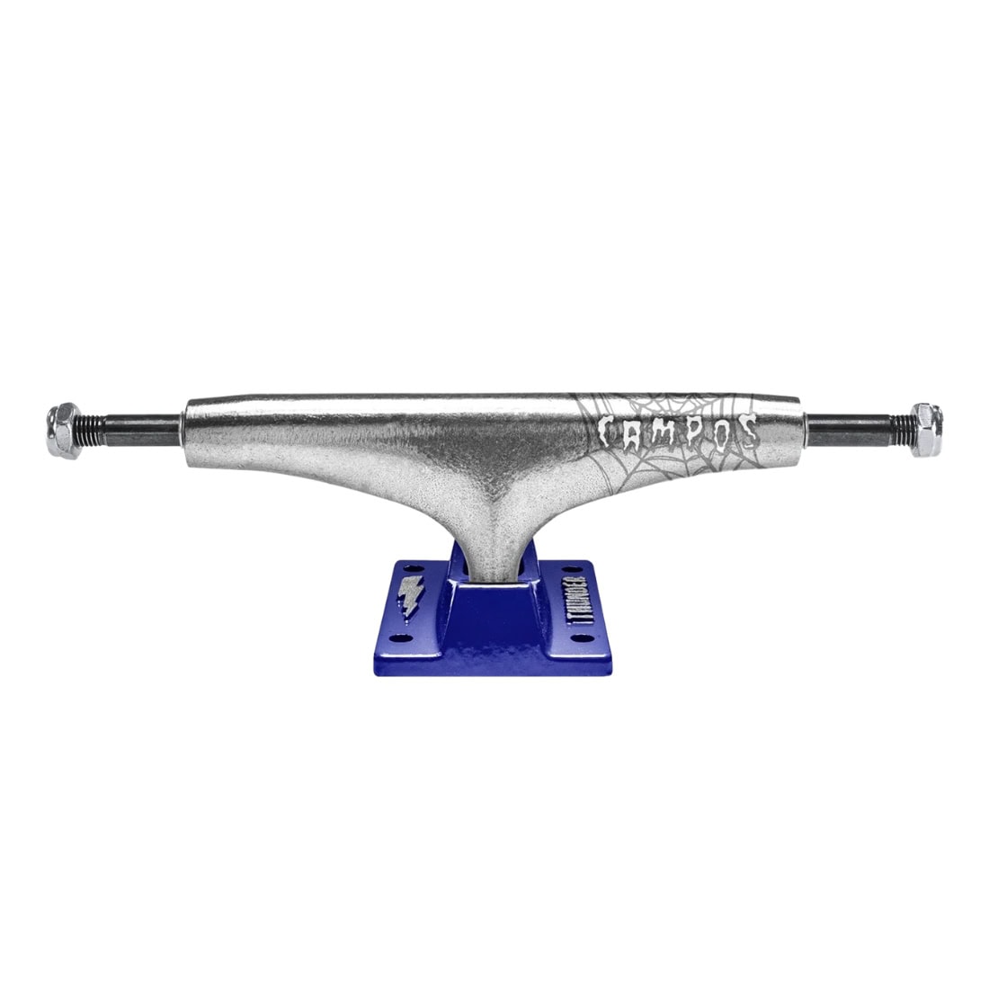Thunder 148 Team Joseph Campos Menace Inverted Skateboard Trucks (Pair) - Polished/Blue - Skateboard Trucks by Thunder 148mm
