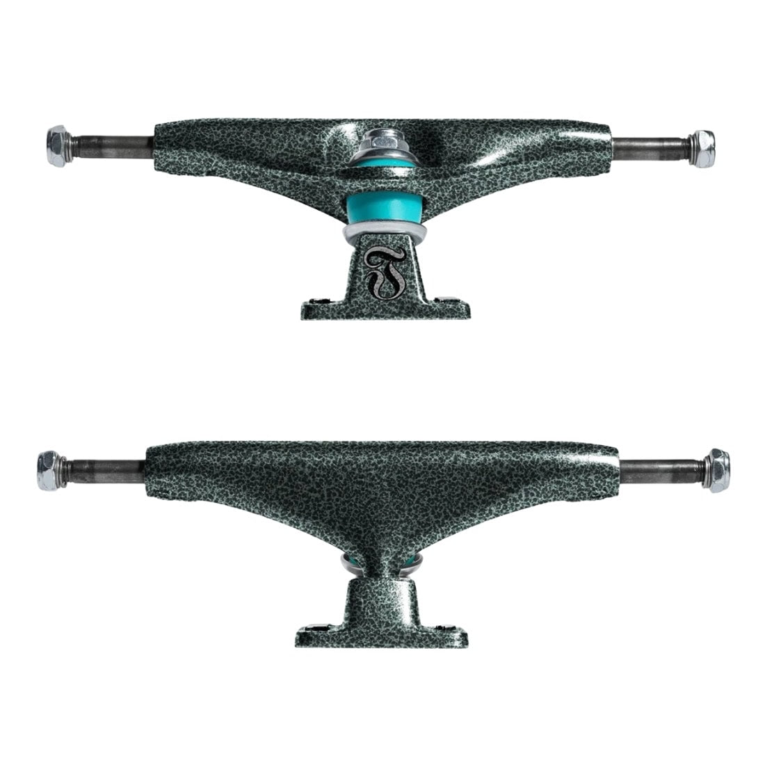 Thunder 148 Team Ti-Li Leviathan Trucks - Pair - Black/Teal - Skateboard Trucks by Thunder 148mm