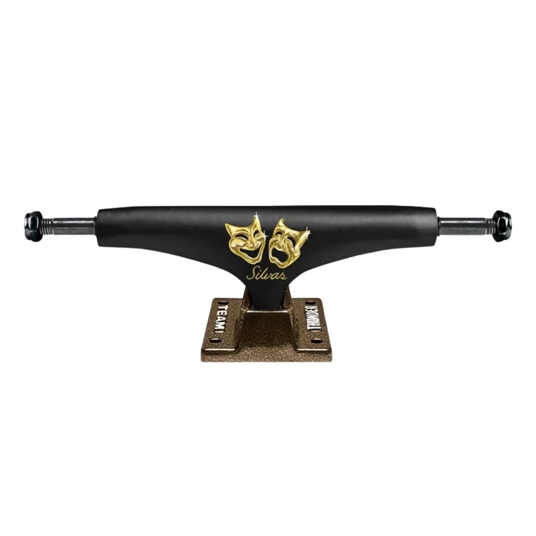 Thunder 149 Hollows Miles Silvas Masked Trucks (Pair) - Black/Bronze - Skateboard Trucks by Thunder 149mm