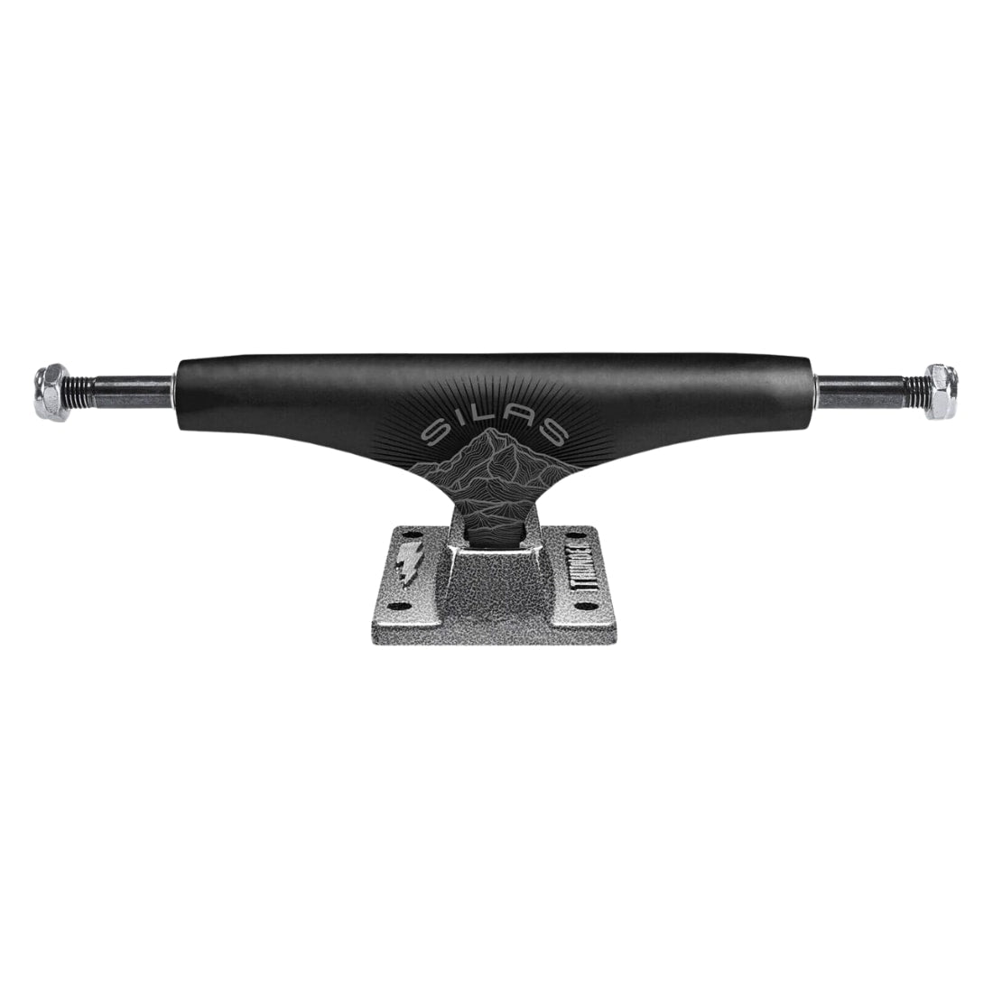 Thunder 149 Silas Rise Pro Edition Trucks (Pair) - Black/Silver - Skateboard Trucks by Thunder 149mm