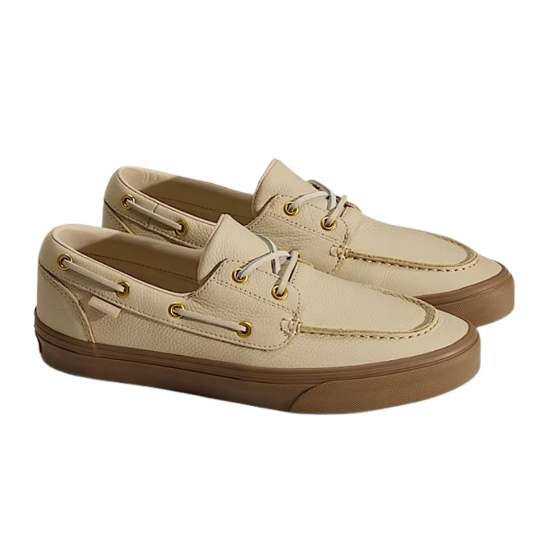 Vans 2-Eyelet Boat Shoe - Leather Tan - Mens Casual Shoes by Vans