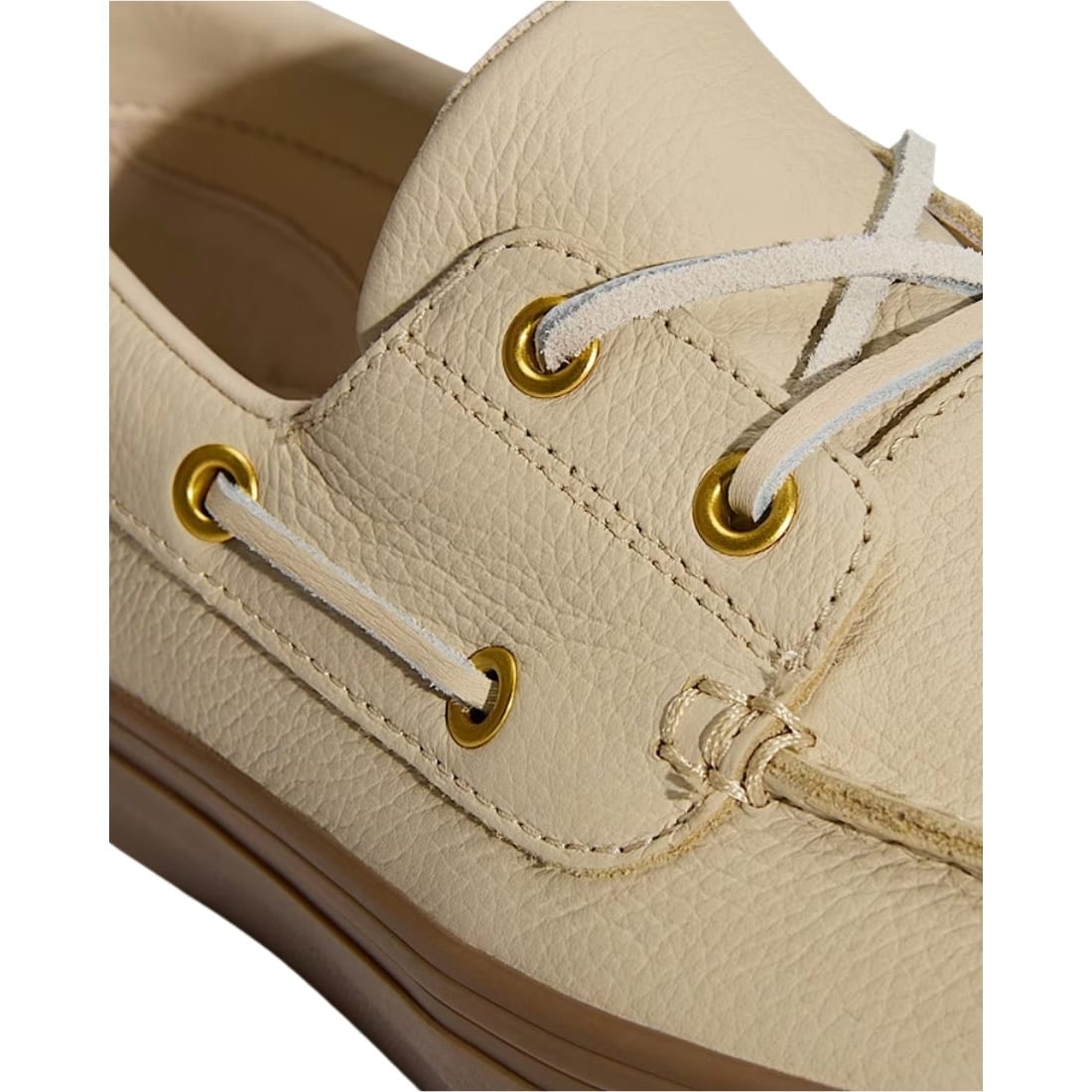 Vans 2-Eyelet Boat Shoe - Leather Tan - Mens Casual Shoes by Vans