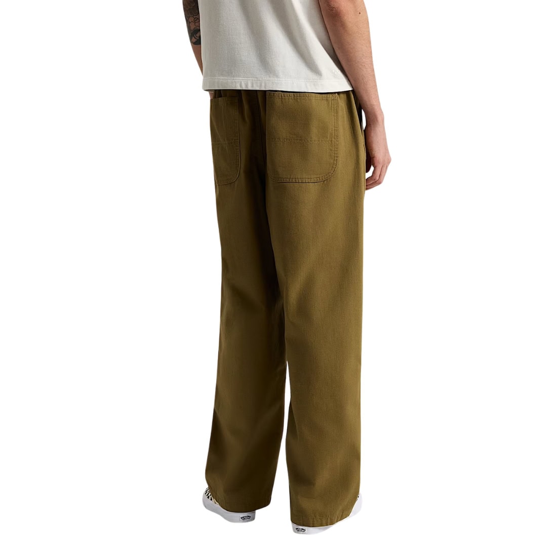 Vans Addison Barrel Pant - Olive Brown - Mens Chino Pants/Trousers by Vans