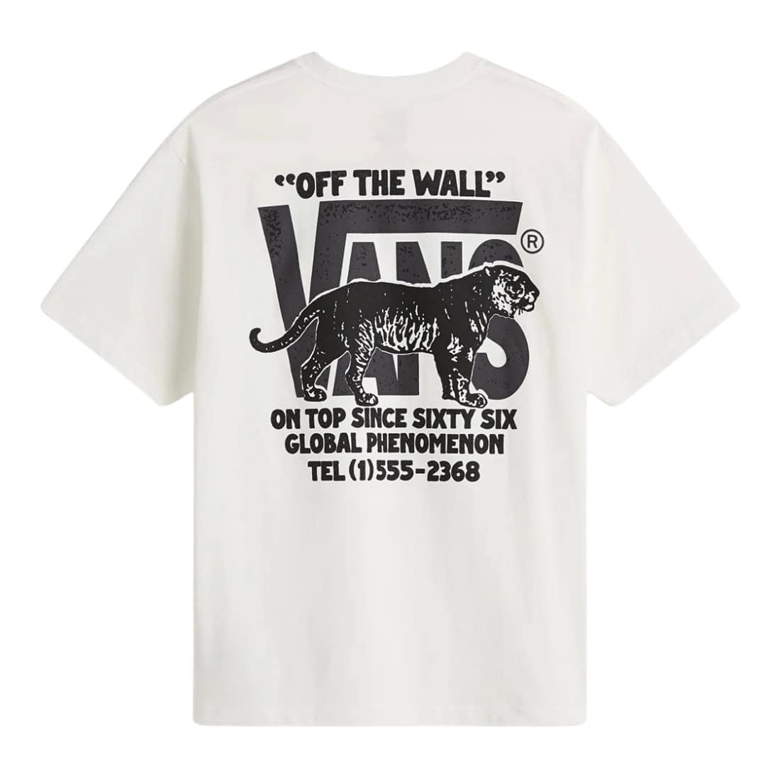 Vans Awaken Tiger T-Shirt - White - Mens Graphic T-Shirt by Vans