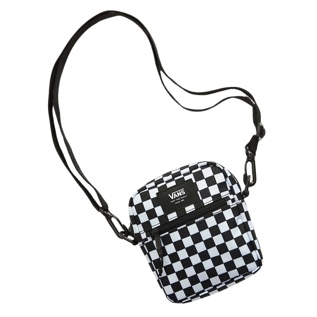 Vans Bail Shoulder Bag - Black/White Check - Backpack by Vans One Size