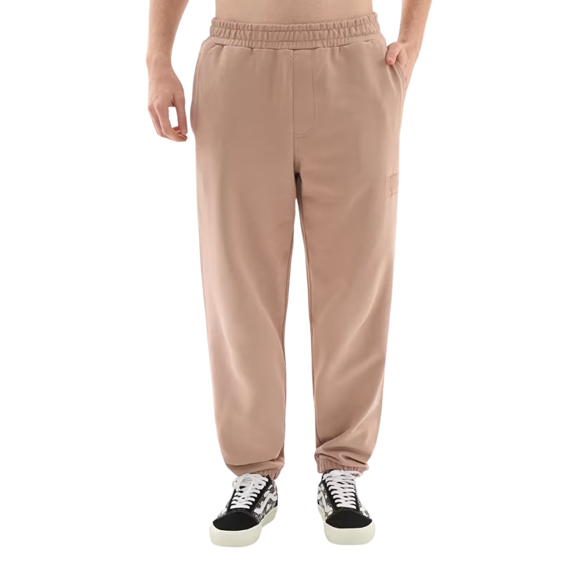 Vans Blocked Box Loose Joggers - Warm Taupe - Mens Joggers by Vans