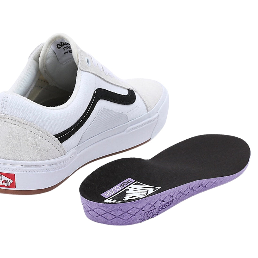 Vans BMX Old Skool Skate Shoes - Marshmallow/White