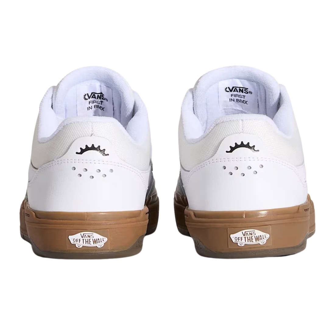 Vans BMX Proof Wafflecup Shoes - White/Gum - Mens Skate Shoes by Vans