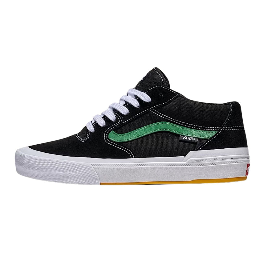Vans BMX Style 114 Mid Top Shoes - Sport Green/Black - Mens Skate Shoes by Vans