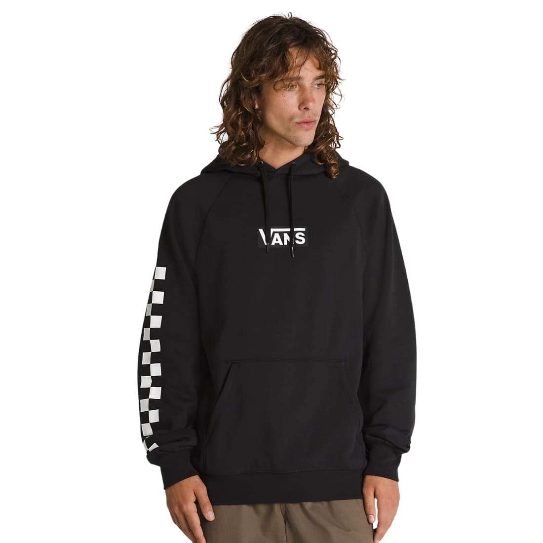 Vans Boxed Pullover Hoodie - Black - Mens Pullover Hoodie by Vans