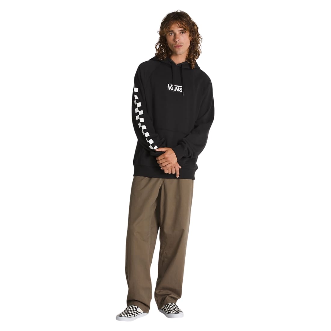 Vans Boxed Pullover Hoodie - Black - Mens Pullover Hoodie by Vans