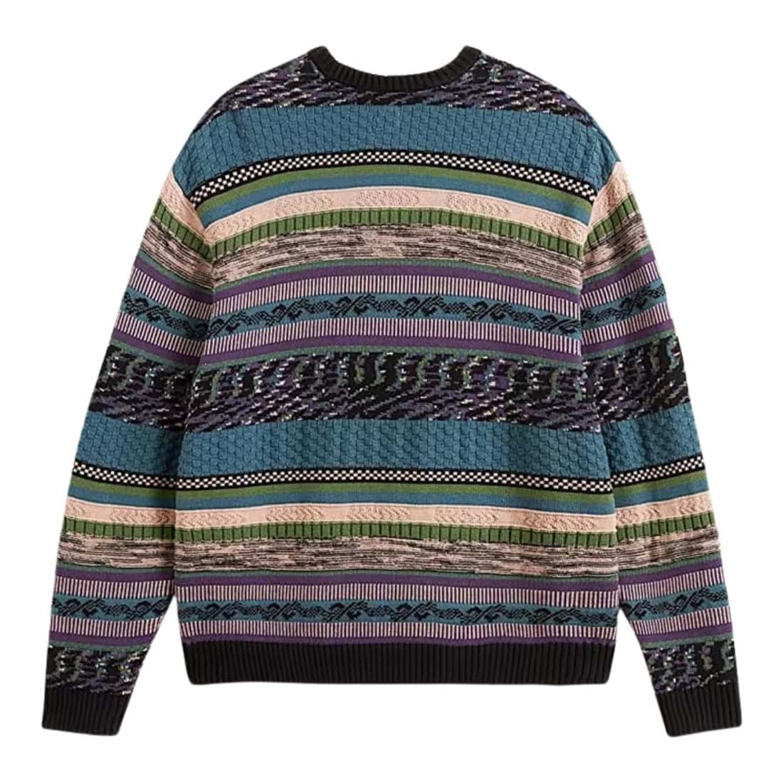 Vans Boyer Crew Sweater - Black/Stargaze - Mens Knitwear by Vans