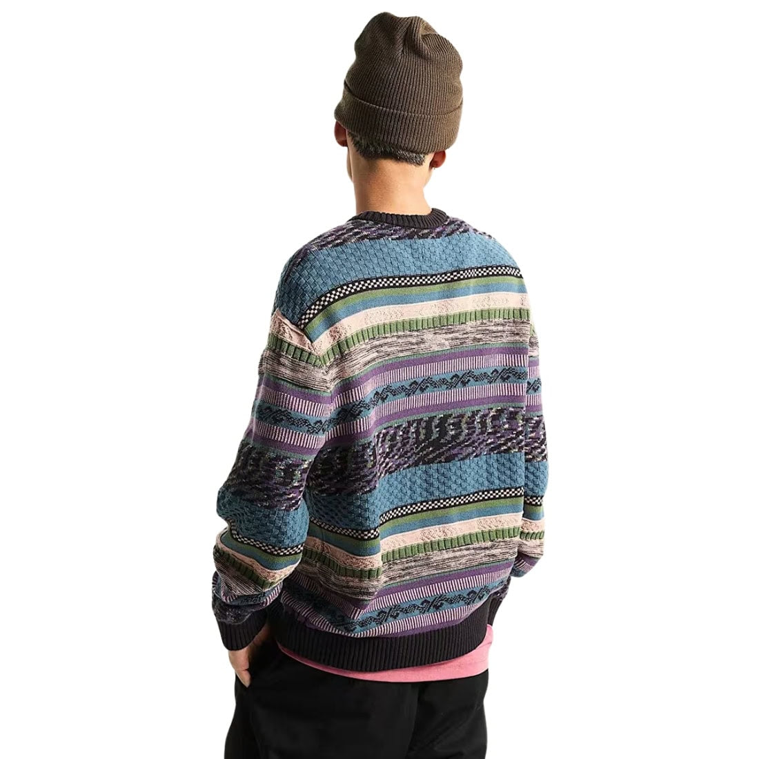 Vans Boyer Crew Sweater - Black/Stargazer - Mens Knitwear by Vans