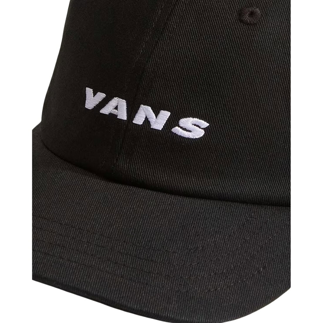 Vans Boys Check Side Curved Bill Cap - Black - Snapback Cap by Vans One Size