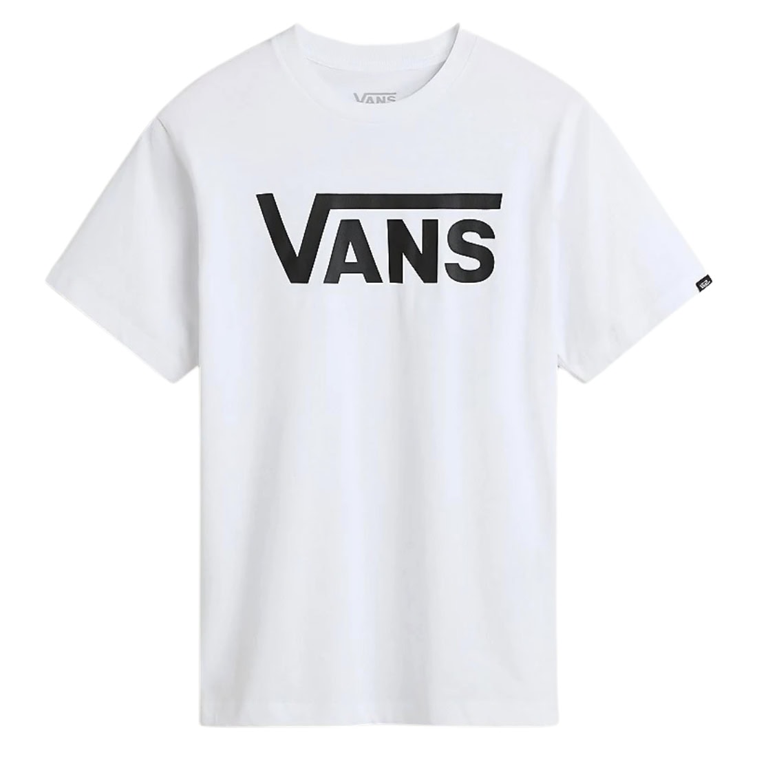 Vans Boys Classic Kids T-Shirt - White/Black - Boys Skate Brand T-Shirt by Vans