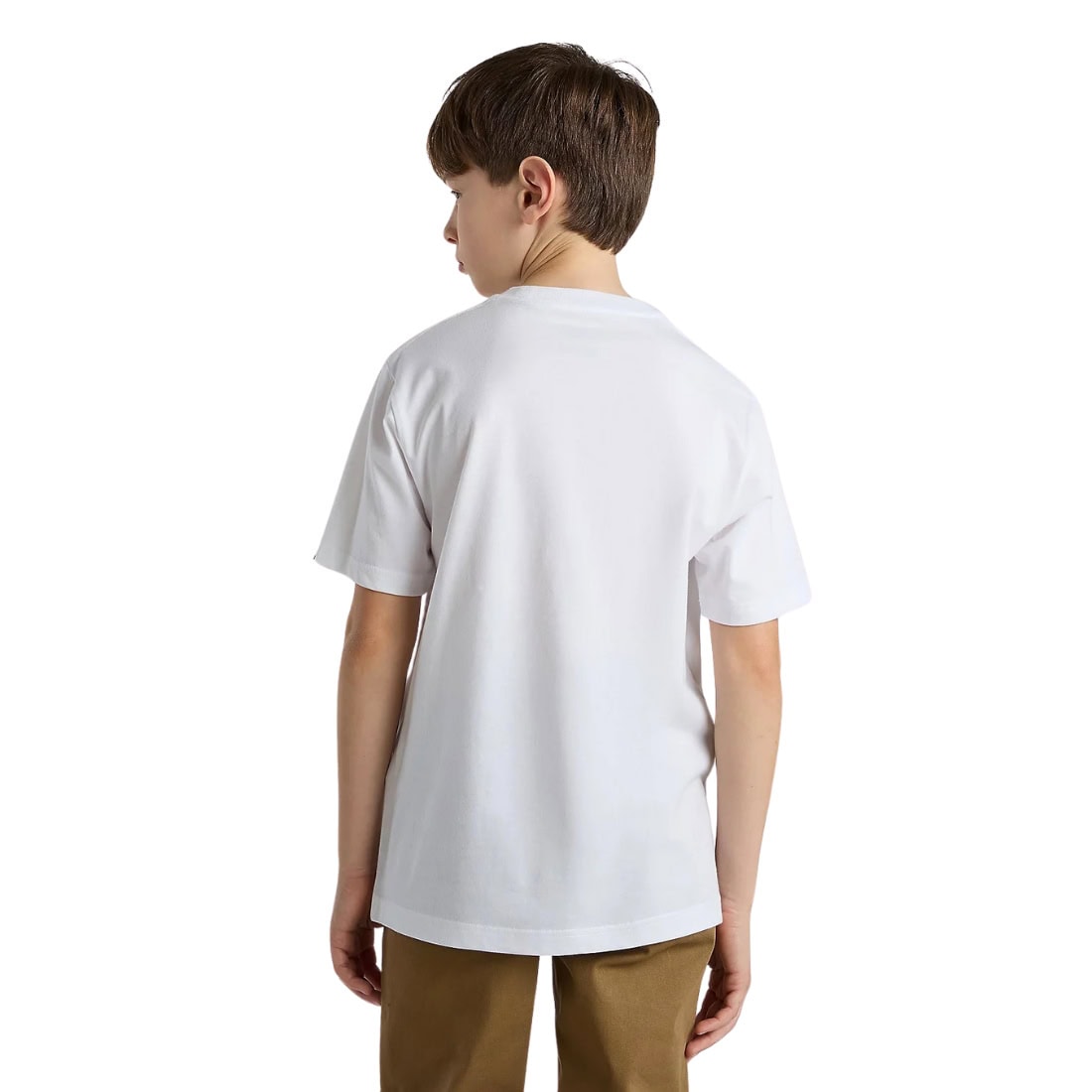 Vans Boys Classic Kids T-Shirt - White/Black - Boys Skate Brand T-Shirt by Vans