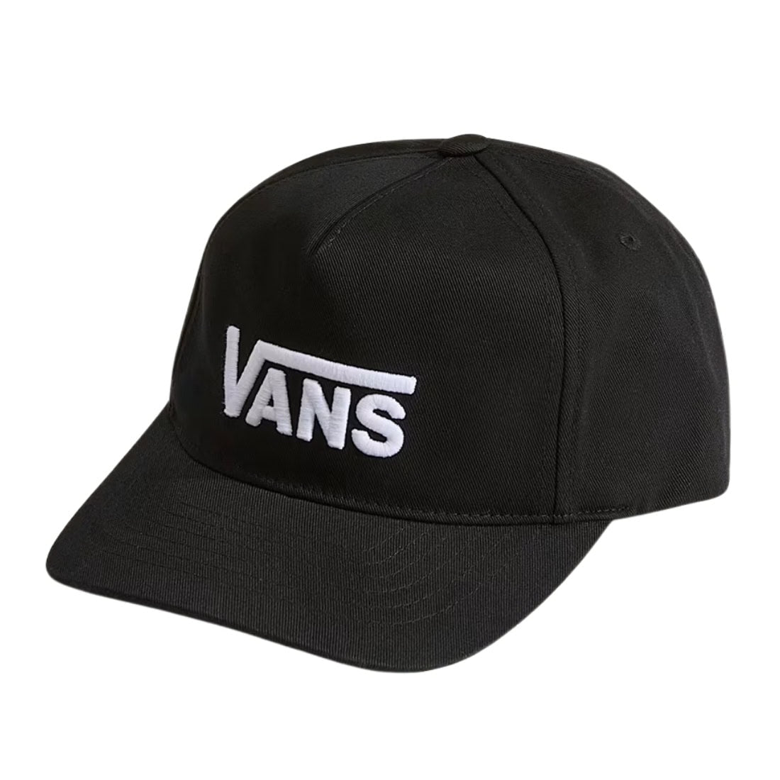 Vans Boys Drop V Logo Snapback Cap - Black - Snapback Cap by Vans One Size
