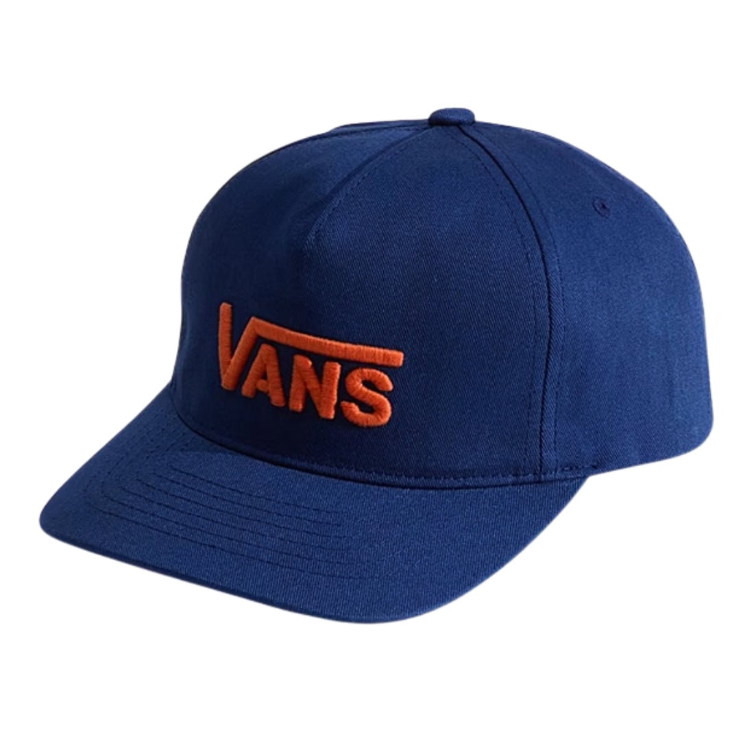 Vans Boys Drop V Logo Snapback Cap - Deep Indigo - Boys Snapback Cap by Vans One Size