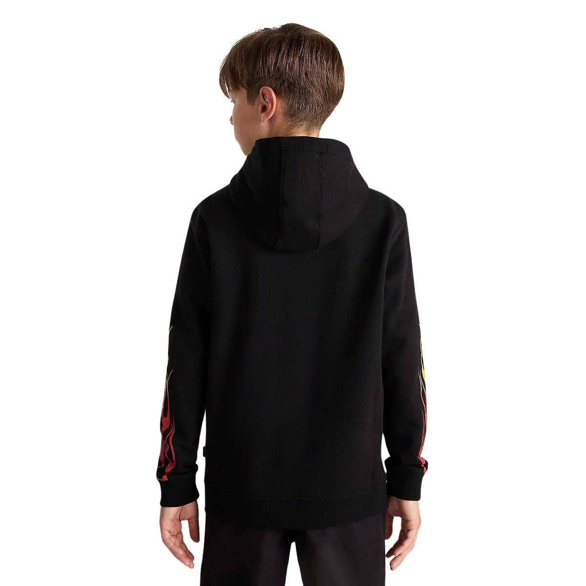 Vans Boys Flame Hoodie - Black - Boys Pullover Hoodie by Vans