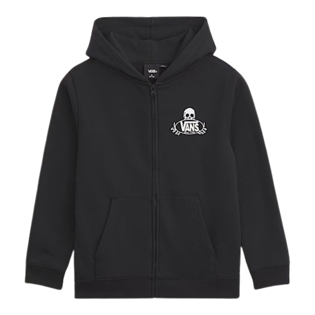 Vans Boys Framework Zip Up Hoodie - Black - Boys Zip Up Hoodie by Vans
