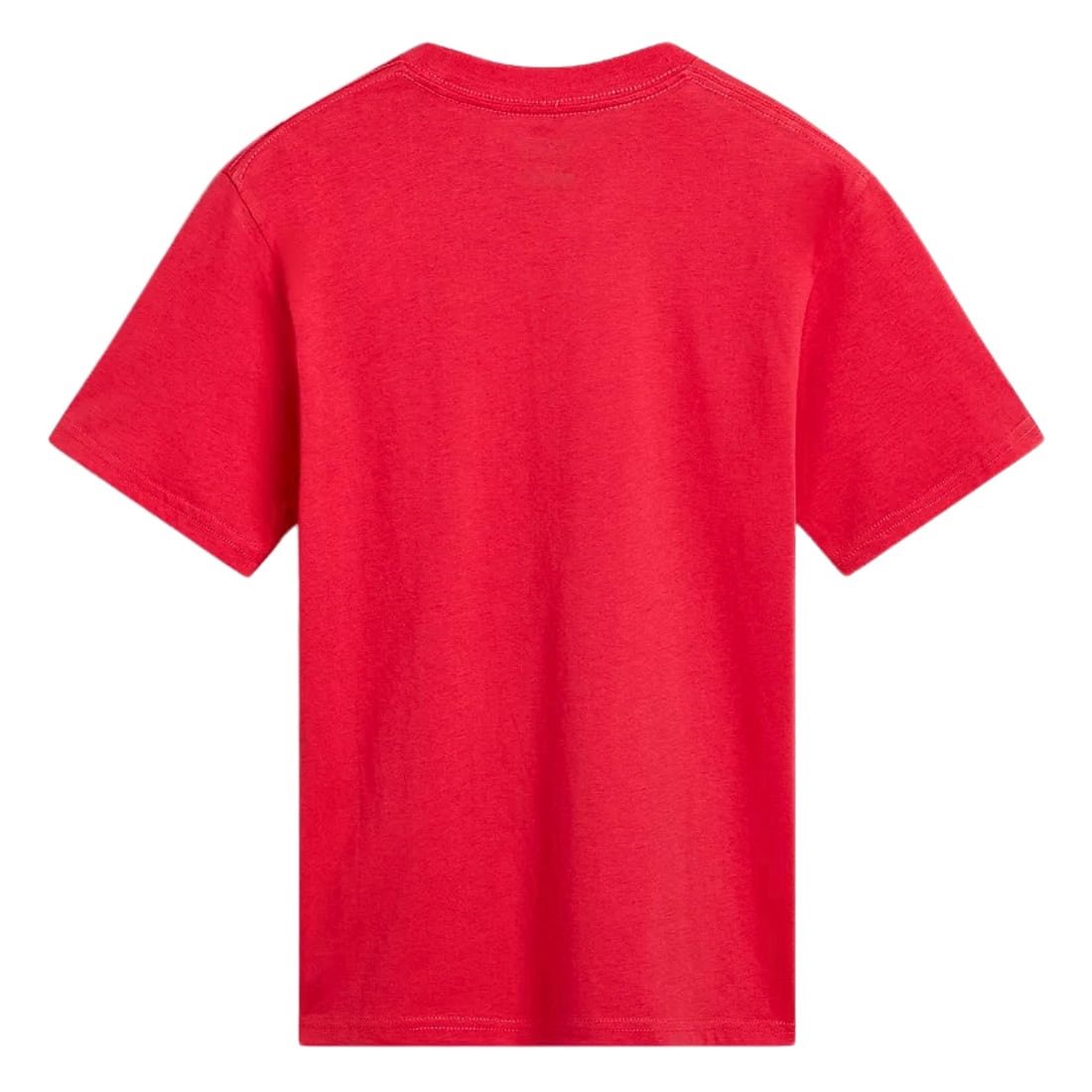 Vans Boys Left Chest Logo Kids T-Shirt - Red - Boys Skate Brand T-Shirt by Vans