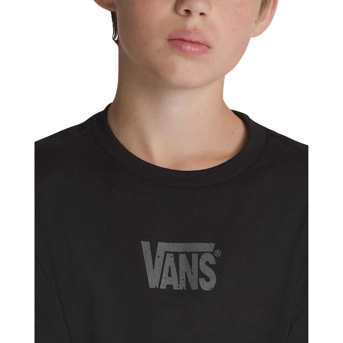 Vans Boys MTE Wavy Dune Longsleeve Kids T-Shirt - Black - Boys Skate Brand T-Shirt by Vans