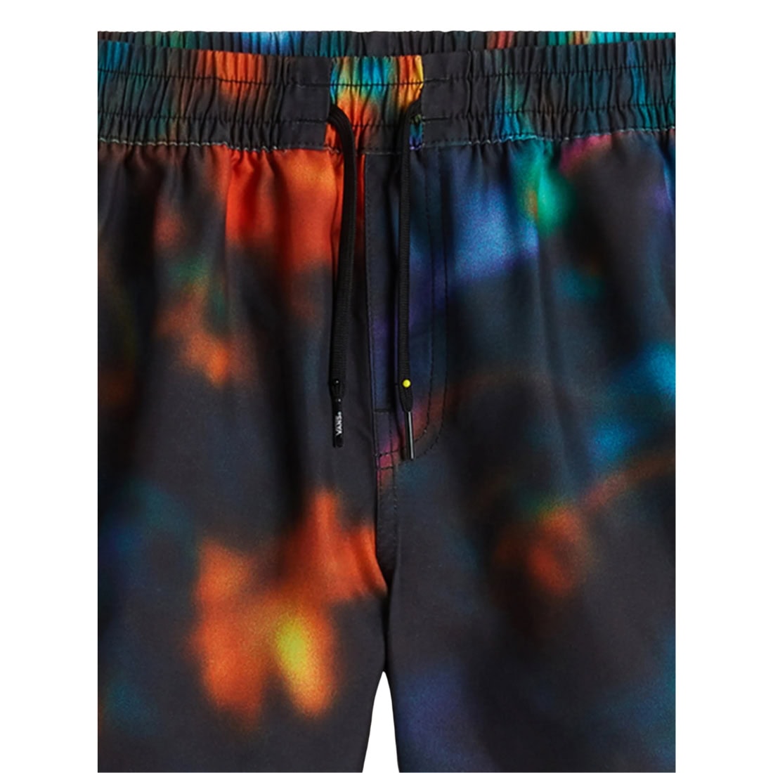 Vans Boys Primary Print Elastic Boardshort - Black/Multi - Boys Boardshorts by Vans